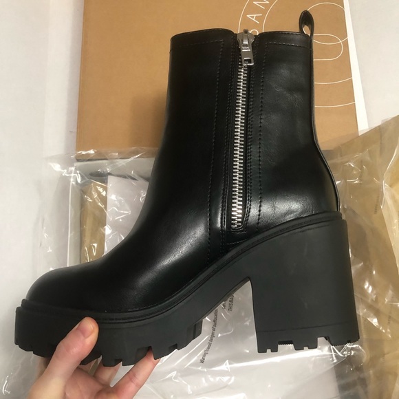 NWT Urban Outfitters Zip-Up boot black (9) - Picture 10 of 15